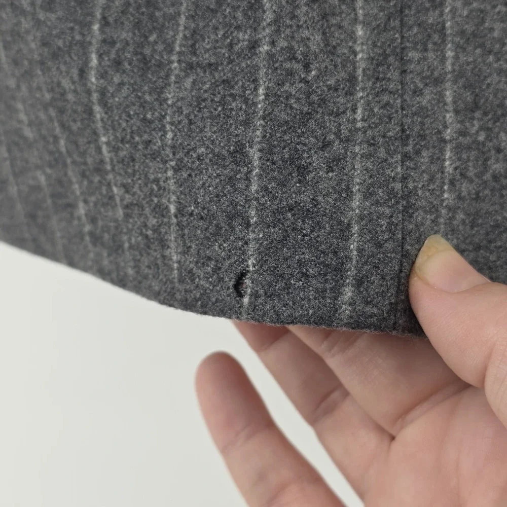 suitsupply Lazio wool blazer gray Chalk striped men M/L tailored drapers